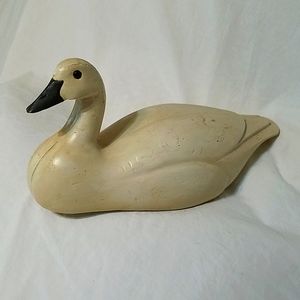 Hand carved Snow Goose